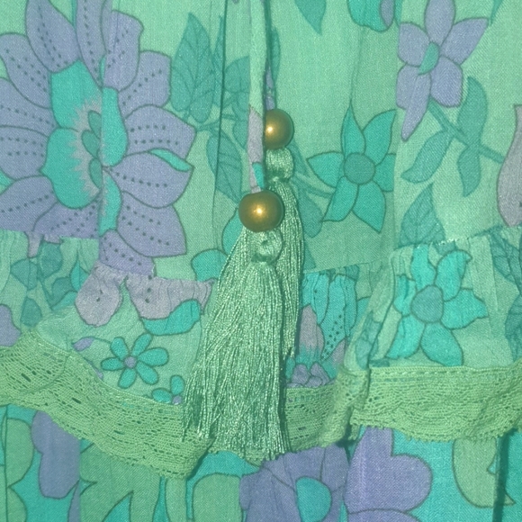 🌊 Spell Buttercup Mini Skirt Ocean 🌊 - Picture 2 of 7